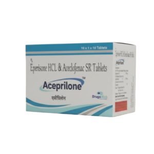Aceprilone Tablets by Drugswell. Eperisone HCL & Aceclofenac SR.